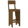 Gartentisch und hohe Hocker-Set, 7-teilig, aus Pinienholz in Honigbraun. von , Gartensets - Ref: Foro24-3157814, Preis: 541,5...