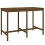 Mesa y taburetes altos de jardín 7 pzas madera pino marrón miel de , Conjuntos de jardín - Ref: Foro24-3157814, Precio: 549,3...