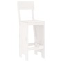 Set de mesa y taburetes altos jardín 5 pzas madera pino blanco by , Garden sets - Ref: Foro24-3157800, Price: 355,81 €, Disco...