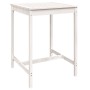 Set de mesa y taburetes altos jardín 5 pzas madera pino blanco by , Garden sets - Ref: Foro24-3157800, Price: 355,81 €, Disco...
