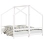 Kinderbettgestell aus weißem Kiefernholz 2x(80x160) cm von , Kinderbetten und Betten für Kinder - Ref: Foro24-3200596, Preis:...