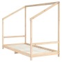 Estructura de cama de niños madera maciza de pino 2x(90x200) cm