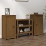 Sideboards 2 units solid pine wood honey brown 40x35x80 cm by , Sideboards - Ref: Foro24-813731, Price: 77,92 €, Discount: %