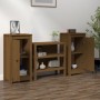 Sideboards 2 units solid pine wood honey brown 40x35x80 cm by , Sideboards - Ref: Foro24-813731, Price: 77,92 €, Discount: %