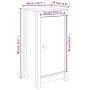Aparadores 2 uds madera maciza de pino marrón miel 40x35x80 cm de , Aparadores - Ref: Foro24-813731, Precio: 77,92 €