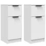 Sideboards 2 Stk. Sperrholz weiß 30x30x70 cm von , Sideboards - Ref: Foro24-811116, Preis: 96,09 €, Rabatt: %