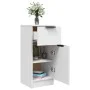Aparadores 2 uds madera contrachapada blanco 30x30x70 cm de , Aparadores - Ref: Foro24-811116, Precio: 96,09 €, Descuento: %