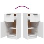 Sideboards 2 Stk. Sperrholz weiß 30x30x70 cm von , Sideboards - Ref: Foro24-811116, Preis: 97,65 €, Rabatt: %