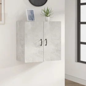 Plywood gray concrete wall cabinet 60x31x60 cm by , Lockers and storage cabinets - Ref: Foro24-812901, Price: 55,35 €, Discou...