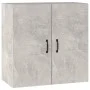 Armario de pared madera contrachapada gris hormigón 60x31x60 cm de , Taquillas y armarios de almacenamiento - Ref: Foro24-812...
