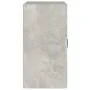 Armario de pared madera contrachapada gris hormigón 60x31x60 cm de , Taquillas y armarios de almacenamiento - Ref: Foro24-812...