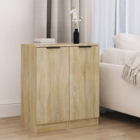 Sideboards 2 Stk. Sperrholz Sonoma Eiche 30x30x70 cm von , Sideboards - Ref: Foro24-811140, Preis: 76,06 €, Rabatt: %