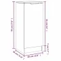 Sideboards 2 Stk. Sperrholz Sonoma Eiche 30x30x70 cm von , Sideboards - Ref: Foro24-811140, Preis: 76,06 €, Rabatt: %