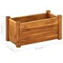 Arriate de madera de acacia 50x25x25 cm de vidaXL, Maceteros y jardineras - Ref: Foro24-42565, Precio: 55,87 €, Descuento: %