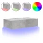 TV stand with LED lights in concrete gray, 60x35x15.5 cm by , TV Furniture - Ref: Foro24-842892, Price: 33,78 €, Discount: %