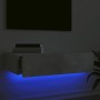 TV-Möbel mit betongrauen LED-Leuchten 60x35x15,5 cm von , TV-Möbel - Ref: Foro24-842892, Preis: 35,10 €, Rabatt: %