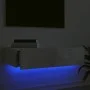 TV stand with LED lights in concrete gray, 60x35x15.5 cm by , TV Furniture - Ref: Foro24-842892, Price: 33,78 €, Discount: %