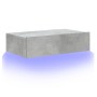 TV-Möbel mit betongrauen LED-Leuchten 60x35x15,5 cm von , TV-Möbel - Ref: Foro24-842892, Preis: 35,10 €, Rabatt: %
