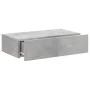 TV stand with LED lights in concrete gray, 60x35x15.5 cm by , TV Furniture - Ref: Foro24-842892, Price: 33,78 €, Discount: %