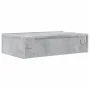 TV stand with LED lights in concrete gray, 60x35x15.5 cm by , TV Furniture - Ref: Foro24-842892, Price: 33,78 €, Discount: %