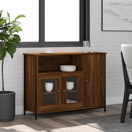 Sideboard aus brauner Eiche 100x35x75 cm von , Sideboards - Ref: Foro24-835513, Preis: 98,39 €, Rabatt: %