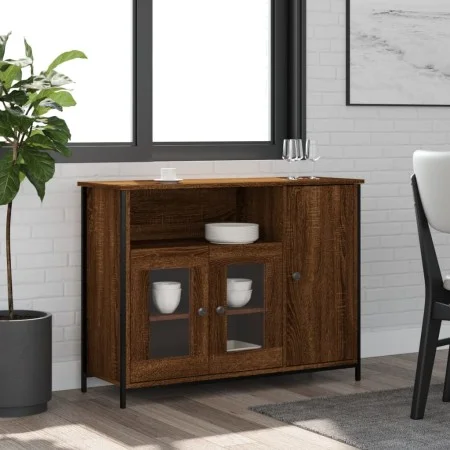 Sideboard aus brauner Eiche 100x35x75 cm von , Sideboards - Ref: Foro24-835513, Preis: 96,82 €, Rabatt: %