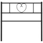 Kopfteil aus schwarzem Metall, 90 cm von , Kopf- und Fußteile - Ref: Foro24-355491, Preis: 21,36 €, Rabatt: %