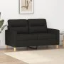 Black fabric 2-seater sofa, 120 cm by , Sofas - Ref: Foro24-359231, Price: 197,17 €, Discount: %