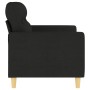 2-Sitzer-Sofa aus schwarzem Stoff 120 cm von , Sofas - Ref: Foro24-359231, Preis: 184,77 €, Rabatt: %