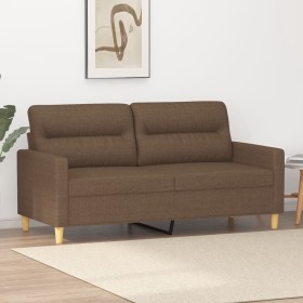 2-seater brown fabric sofa, 140 cm by , Sofas - Ref: Foro24-359238, Price: 210,78 €, Discount: %