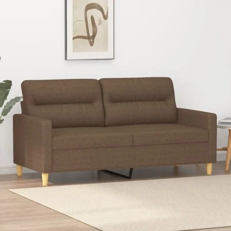 2-seater brown fabric sofa, 140 cm by , Sofas - Ref: Foro24-359238, Price: 207,61 €, Discount: %