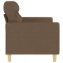 2-seater brown fabric sofa, 140 cm by , Sofas - Ref: Foro24-359238, Price: 207,61 €, Discount: %