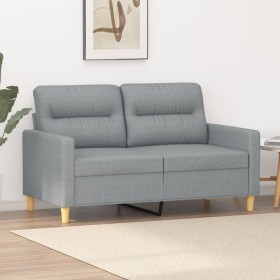 Light gray fabric 2-seater sofa, 120 cm by , Sofas - Ref: Foro24-359227, Price: 200,79 €, Discount: %