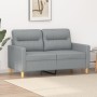 2-Sitzer-Sofa aus hellgrauem Stoff 120 cm von , Sofas - Ref: Foro24-359227, Preis: 201,02 €, Rabatt: %