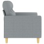 2-Sitzer-Sofa aus hellgrauem Stoff 120 cm von , Sofas - Ref: Foro24-359227, Preis: 201,02 €, Rabatt: %