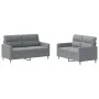 2-piece light gray fabric sofa set with cushions by , Sofas - Ref: Foro24-3201568, Price: 417,17 €, Discount: %