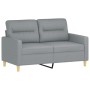 Set von Sofas mit 2 Stück Kissen aus hellgrauem Stoff von , Sofas - Ref: Foro24-3201568, Preis: 402,41 €, Rabatt: %