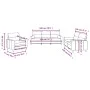 Sofagarnitur mit Kissen, 3-teilig, cremefarbener Stoff von , Sofas - Ref: Foro24-3201554, Preis: 644,63 €, Rabatt: %