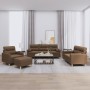 Set Sofas mit Kissen 4 Stück brauner Stoff von , Sofas - Ref: Foro24-3201563, Preis: 666,31 €, Rabatt: %