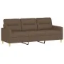 4-piece brown fabric sofa set with cushions by , Sofas - Ref: Foro24-3201563, Price: 656,00 €, Discount: %