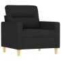 Set Sofas mit Kissen 3 Stück schwarzer Stoff von , Sofas - Ref: Foro24-3201540, Preis: 610,15 €, Rabatt: %