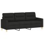 2-piece sofa set with black fabric cushions by , Sofas - Ref: Foro24-3201604, Price: 470,42 €, Discount: %