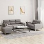 Set Sofas mit Kissen 3 Stück taupegrauer Stoff von , Sofas - Ref: Foro24-3201631, Preis: 531,21 €, Rabatt: %