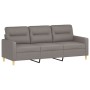 Set Sofas mit Kissen 3 Stück taupegrauer Stoff von , Sofas - Ref: Foro24-3201631, Preis: 531,21 €, Rabatt: %