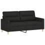 3-piece sofa set with black fabric cushions by , Sofas - Ref: Foro24-3201580, Price: 441,78 €, Discount: %