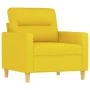 Juego de sofás con cojines 4 piezas tela amarillo claro de , Sofás - Ref: Foro24-3201549, Precio: 594,11 €, Descuento: %