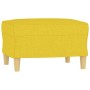 Set of sofas with 4 light yellow fabric cushions by , Sofas - Ref: Foro24-3201549, Price: 602,75 €, Discount: %