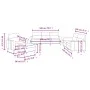 Set Sofas mit Kissen 4 Stück hellgelber Stoff von , Sofas - Ref: Foro24-3201549, Preis: 594,11 €, Rabatt: %