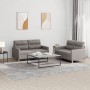 Sofa set with 2 pieces of gray taupe fabric cushions by , Sofas - Ref: Foro24-3201575, Price: 400,80 €, Discount: %