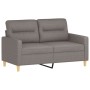 Sofa set with 2 pieces of gray taupe fabric cushions by , Sofas - Ref: Foro24-3201575, Price: 400,80 €, Discount: %
